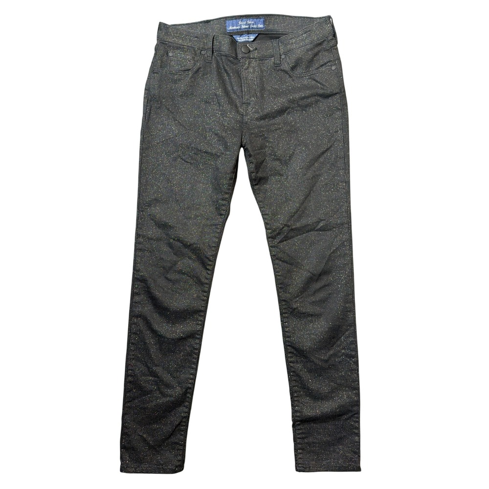 Jacob Cohen Jeans Womens 29 Kimberly Slim Charcoal Metallic Flecked Italy